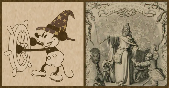 Mickey Mouse & European Magician